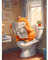 TOSTOG Diamond Painting für Erwachsene Anfänger,Katze liest Zeitung 5D Diamant Painting Kits Bilder für Erwachsene,DIY Full Drill Diamant Malerei Set 30x40cm für Wanddekor