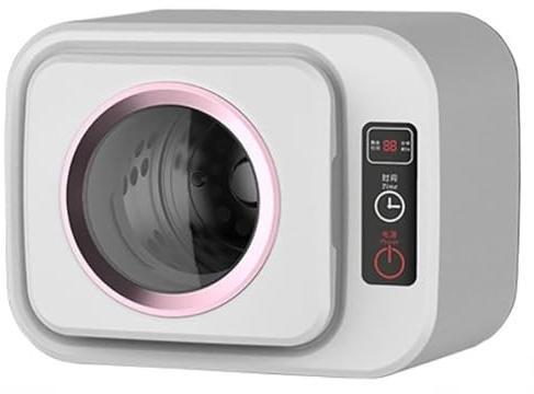 Mini sèche-linge, essoreuse chauffante ventilée compacte de 4,5 L, sécheuse de stérilisation frontale portable, séchage à haute température de 65 °C, corps intérieur en acier inoxydable, faible bruit(