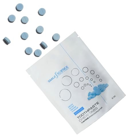 Smile Science Sensitive Toothpaste Tablets 60 Tablets | Eco- Friendly | Sustainable Packaging | Solid Toothpaste
