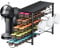 5 Tier Coffee Pod Storge Drawer for Dolce Gusto, 70 Capsules Capacity Pod Holder, Non-Slip Sliding Coffee Holder Organizer, Metal Coffee Pod Storge for Kitchen Small Space Counters