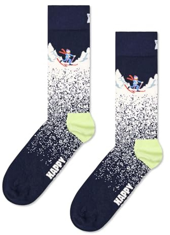 Happy Socks Socken mit Winter- und Skimotiven
