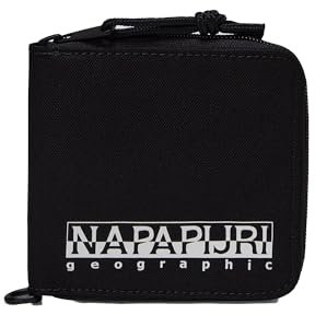 Napapijri Cala - Portafoglio con zip, colore: Nero, Nero , Taglia unica, casual
