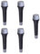 QUMIIRITY 5pcs Simulated Microphone for Boys and Girls for Birthday Parties Dance Events and Holiday Sing-alongs to Grasp Attractive Design for Young Performers