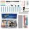 Kit de Inicio Componentes Electrónicos con 830 Holes Breadboard LED Cable Zumbador Resistores Resistencia Transistor Diversos Componentes Potenciómetro Precisión Compatible con Arduino y Raspberry Pi