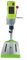 Taladro de Columna, Mini taladro de banco, taladro de columna, pequeño taladro eléctrico, banco de trabajo con transmisión por engranajes, 710 W para madera, metal y todos los plásticos comunes