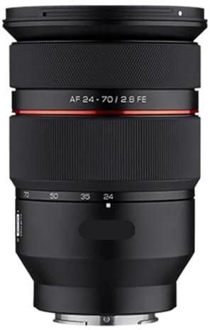 Compatibile con le fotocamere Sony con attacco serie FE Obiettivo zoom AF 24-70mm F2.8 FE con messa a fuoco automatica full frame