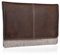 ALMWILD Tasche für Apple iPad 11, iPad 10.5, iPad 10.2, iPad 9.7 Zoll Hülle. Aus echtem Rinds- Leder & 100% Woll- Filz.Case in Hell- Grau mit magnetischer Umschlagklappe in Leder Braun