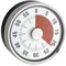 TimeTex Zeitdauer-Uhr Automatik Compact - rote Scheibe - mit Magnet - zeigt Restzeit an - Durchmesser 78 mm - läuft ohne Batterien - 61970