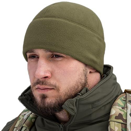 M-Tac Tactical Beanie Fleece Watch Cap Military Army Winter Hat Warm Elite - Grün - large
