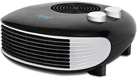 Cecotec Calefactor Eléctrico de Baño Bajo Consumo Ready Warm 9650 Force Horizon. Termoventilador Horizontal, 2000 W, Termostato Regulable, Protección Sobrecalentamiento y Antivuelco, 15 m2