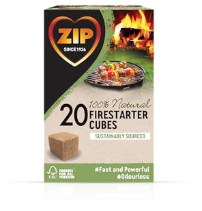 Fast and Clean Natural Firestarter - 20 Cubes