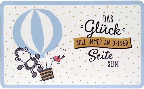 Sheepworld Schneidebrettchen Motiv Ballon | Brett mit farbigem Druck, Resopal, 14,3 cm x 23,3 cm | Brotzeit, Frühstück, Kochen, Geschenk | 46799