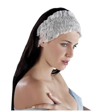 Fascia capelli monouso in TNT - 100 pezzi