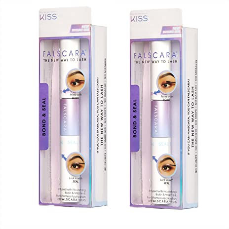 Kiss Falscara Eyelash Bond And Seal (Pack of 2)