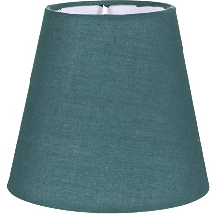 Lurrose Stoff Lampenschirm Ersatz Fass Lampenschirm Natürlichen Leinen Schatten Clip auf Lichtschirme für Kandelaber Kronleuchter Tisch Schreibtischlampe