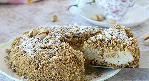 SBRISOLONA TORTA SBRICIOLATA RIPIENA DI CIOCCOLATO BIANCO E CREMA AL PISTACCHIO DA CIRCA 1 KG
