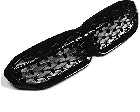 LCFZDQ Auto New Diamond Style Replacement Grille Car Front Bumper Grill Racing Grills Fit For BMW G20 G28 2018-2020 Car Accessories,Diamond Style A