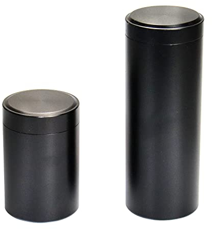 Aluminum Storage Jar Portable Airtight Smell Proof Container Bottle Multipurpose Storage Container for Spices, Coffee & Teas 80ml
