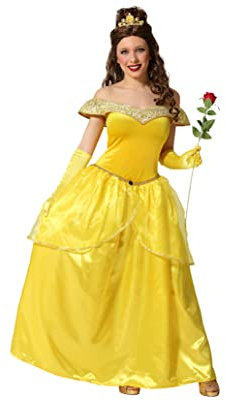 Atosa disfraz princesa dorado mujer adulto vestido XS
