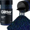 Hemway Premium Glitter Shaker - Black Holographic | Fine Metallic Flake Sequins for Resin & Epoxy Crafts | Craft Supplies for Tumblers, Festival, Hair, Face, Body, Eye & Nail Art | 130 g