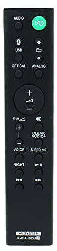 RMT-AH103U Remote Control Replacement for Sony Soundbar AV System HT-CT80 HTCT80