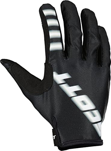 Scott 350 Noise Evo MX Motocross/DH Fahrrad Handschuhe schwarz/weiß 2023: Größe: S (8)