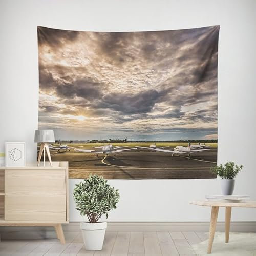 Tapisserie Murales Papier Peint 3D Décoration Murale 3D Salon Ciel Tapisserie Decorative Photo Murale Décoration Paysage Décoration Murale pour Le Salon et la Chambre 200x200cm