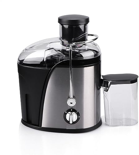 EKsma Stainless Steel Juicer Machine 400W Whole Fruit Vegetable Centrifugal Juice Extractor Automatic Pulp Ejection