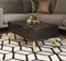 GFW Nervata Coffee Table Living Room Storage Display Black