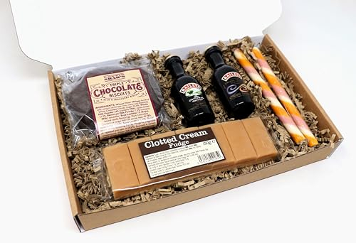 Alcohol & Treats Letterbox Baileys Gift Set (Irish Cream) For Christmas & Birthday Mum & Nan