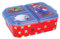 My sweety pop Brotdose – Lunchbox – für Kinder – Krippe – Kindergarten – Schule – Urlaub – Mahlzeit – 19,5 cm – Geschenkidee – 3 Fächer – Super Mario – Rot – Jungen