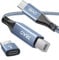 3BAO USB B to USB C Printer Cable 1m （3.3 FT ） with USB A to USB C Female Adapter,Compatible with MacBook Pro/Air, Yamaha Piano Keyboard, DAC, iPad DJ Controller MIDI Cable