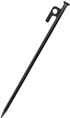 -Heringe aus Metall, professionelle Erdspieße, 27,9 cm, rostfrei, robuste Stahlheringe