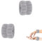 2Stück Handgelenk Waschband, Mikrofaser Gesichtswasch Armbänder, Spa Armbänder Zum Saugfähiges Schweissband für Frauen Mädchen, Makeup Handgelenk Gesichtshautpflege