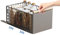 Heikoeco® Organizer Schublade, Schrank Organizer mit Griff aus Metall, Faltbare Teleskopschublade für Schränke, Küchenschrank Organizer ohne Bohren (16,5 cm hoch, 1 Stk.)