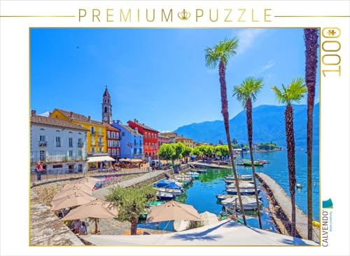 Puzzle · Lago Maggiore | in Ascona · 1000 Teile · Lege-Größe 64 × 48 cm · CALVENDO Puzzle