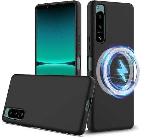 EasyShow Hülle für Sony Xperia 5 IV Hülle, Dünn flüssiges Silikon Case, Mag-Safe Zubehör - Eingebaute Magnete, Handyhülle für Sony Xperia 5 IV Stoßfeste Hülle