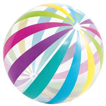 20 Beach Balls, Large Rainbow Beach Ball Inflatable Pool Toys for Party Supplies Decorations, Pool Balls for Swimming Pool Summer Beach Water Games Beachball Party Favors(Stripe)