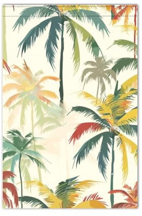 Bannière de drapeaux de printemps jaunes rouges et verts pour l'extérieur pour décoration de terrasse 30,5 x 45,7 cm double face