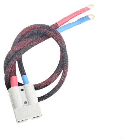 Fauhapyway Câble de batterie 8 AWG pour vélo électrique avec connecteur 50 A Borne à joint torique pour système de vélo électrique (500 mm)