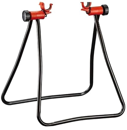 SZLIFE Supporto per Bicicletta, Supporto per Riparazione Bici, manopola di Regolazione, da Pavimento Pieghevole in Ferro, per parcheggio Biciclette per