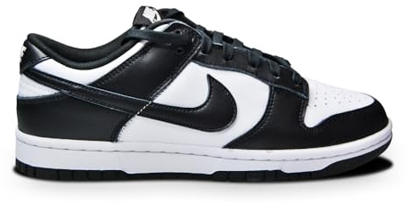 NIKE Dunk Low Retro Men's Trainers Sneakers Shoes DD1391-100 White/Black/White UK10.5 (EU45.5)