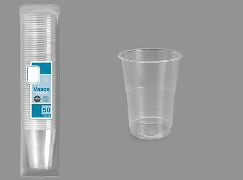 LP Divertissements Lot de 50 gobelets réutilisables Transparents 50cl