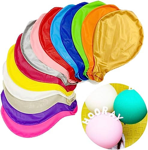 15 Stück Luftballons Gross, 36 Zoll Riesige Luftballons, Riesen Luftballons, Riesenluftballon, Latex Riesige Ballon, XXL Luftballon für Geburtstag Hochzeiten Abschlussfeiern Partys Festival