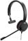 Jabra Evolve 30 UC Mono Headset – Unified Communications Kopfhörer für VoIP Softphones mit passivem Noise Cancelling – 3,5 mm Klinke – Schwarz