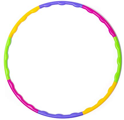 ROHOME Hula Quan - Aro de ejercicio desmontable para niños, para deportes y juegos, 65 cm, 130 g