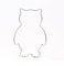 Emporte-pièce en acier inoxydable Formina Motif chouette 6 cm