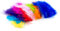 20 Flaumfedern 8-12cm (MIX/bunte Mischung) // Marabufedern Bastelfedern Hühnerfedern Dekofedern Schmuckfedern Federn