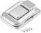 sourcing map Toggle Catch Lock, 38mm Retro Decorative Silver Tone Hasp w Screws for Suitcase Chest Trunk Latch Clasp