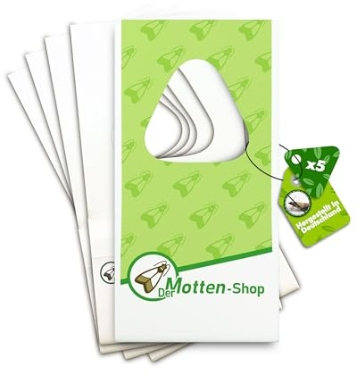 Der Motten-Shop® | Schlupfwespen gegen Lebensmittelmotten | 5 Karten à 3 Lieferungen | biologische & nachhaltige Mottenbekämpfung | die umweltfreundliche und giftfreie Alternative